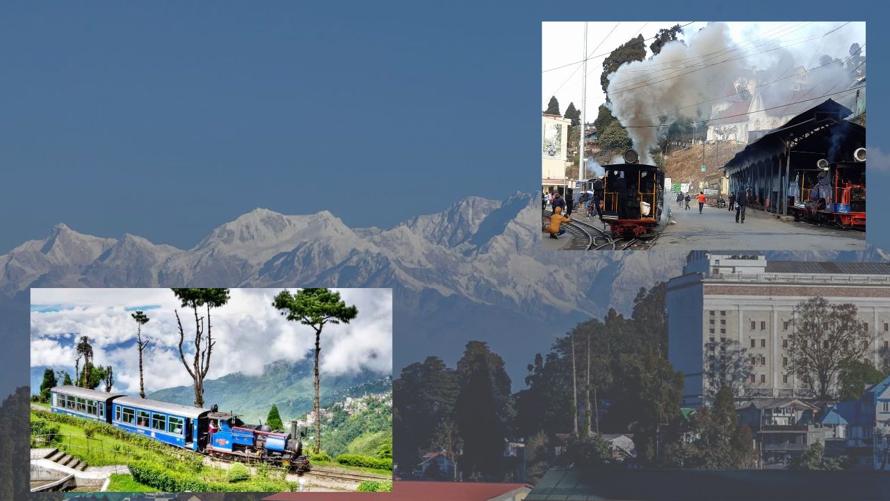 Darjeeling new toy train joyride at paglajhora duringpuja