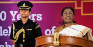 Major Navya Shekhawat has become the first female army officer to serve as the President's personal aide.