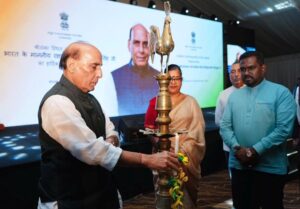 Indian Defense Minister Rajnath Singh visits Sri Lanka.