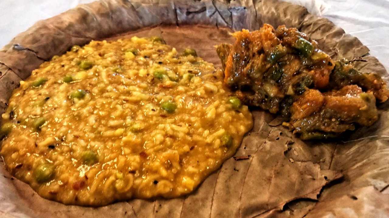 Vegetable labra recipe with khichuri 