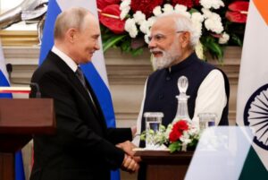 What topics will be discussed during the meeting between Narendra Modi-Vladimir Putin in India?