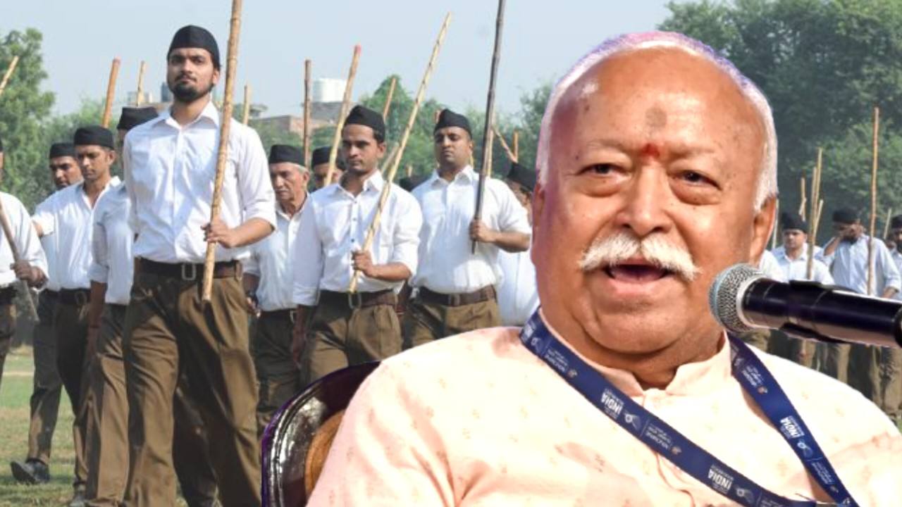 Mohan Bhagwat in Bengal RSS Eyes 10000 Shakhas