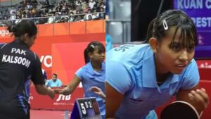 Pakistan loses to India in women's table tennis at Asian Games 2026.