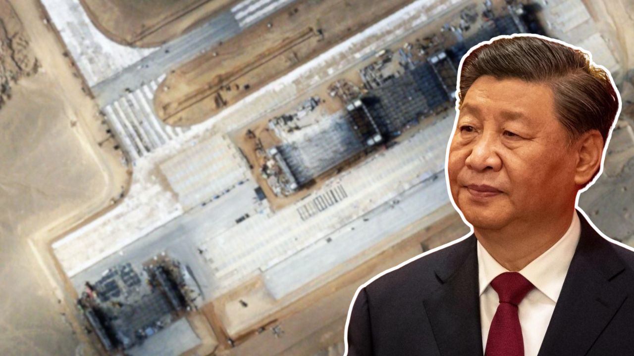 China new move near Ladakh! Secret airbase built.