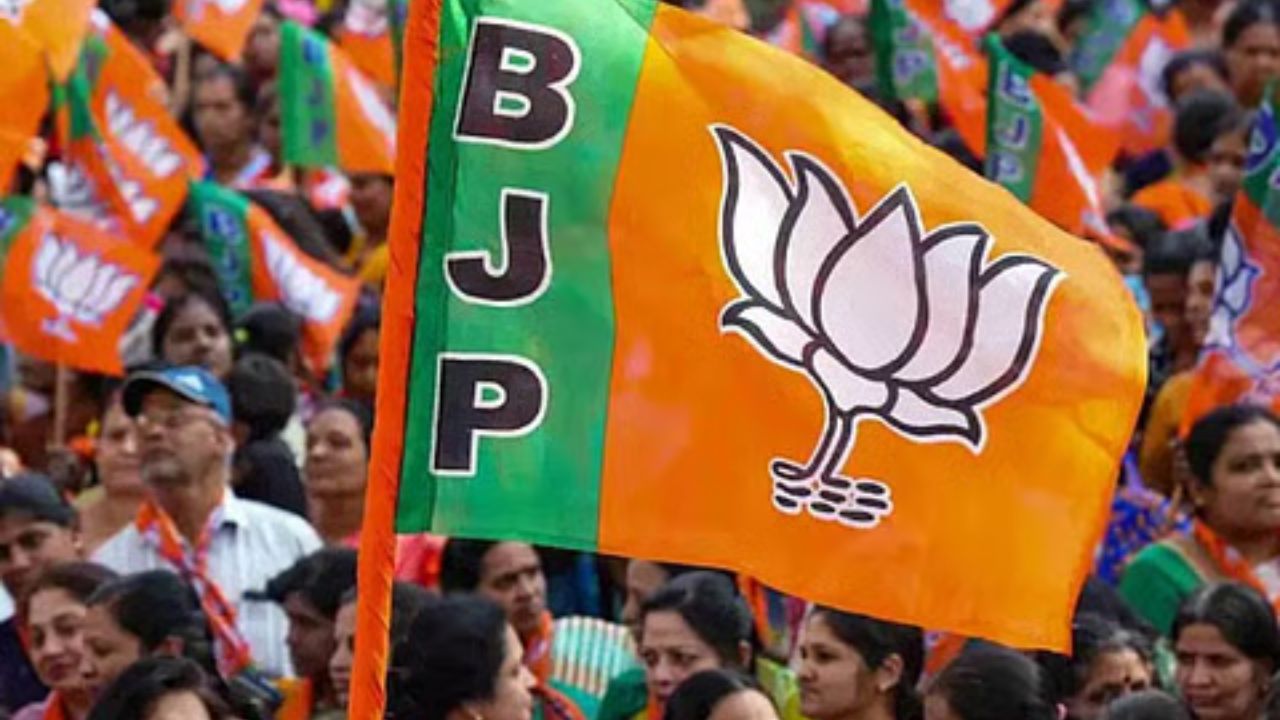 Suvendu Adhikari and his father Sisir in BJP state committee