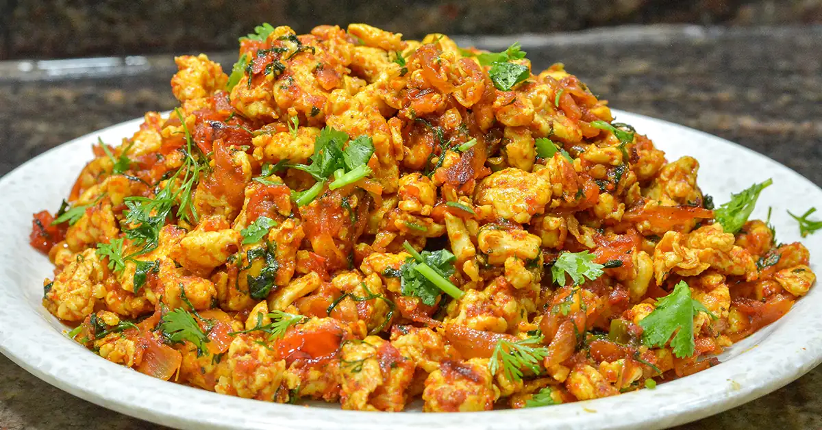Easy and quick recipe of egg bhujiya