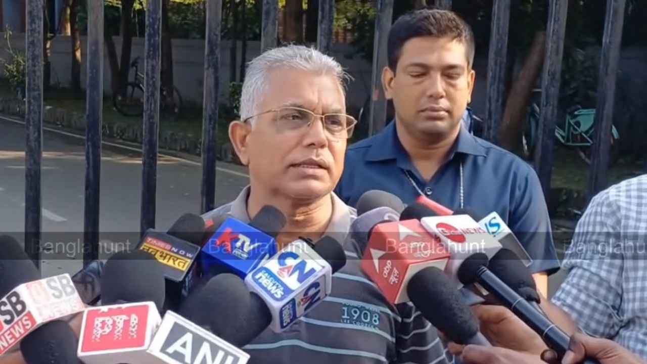 Dilip Ghosh Slams Both CPIM and TMC