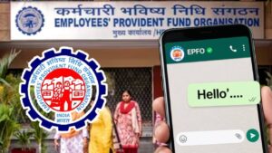 EPFO WhatsApp channel started type hello and get all information related to Provident Fund