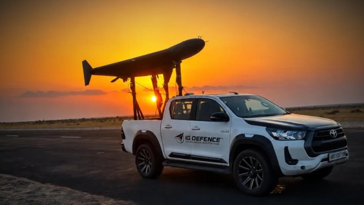 Successful test of long-range attack drone in Pokhran in India.
