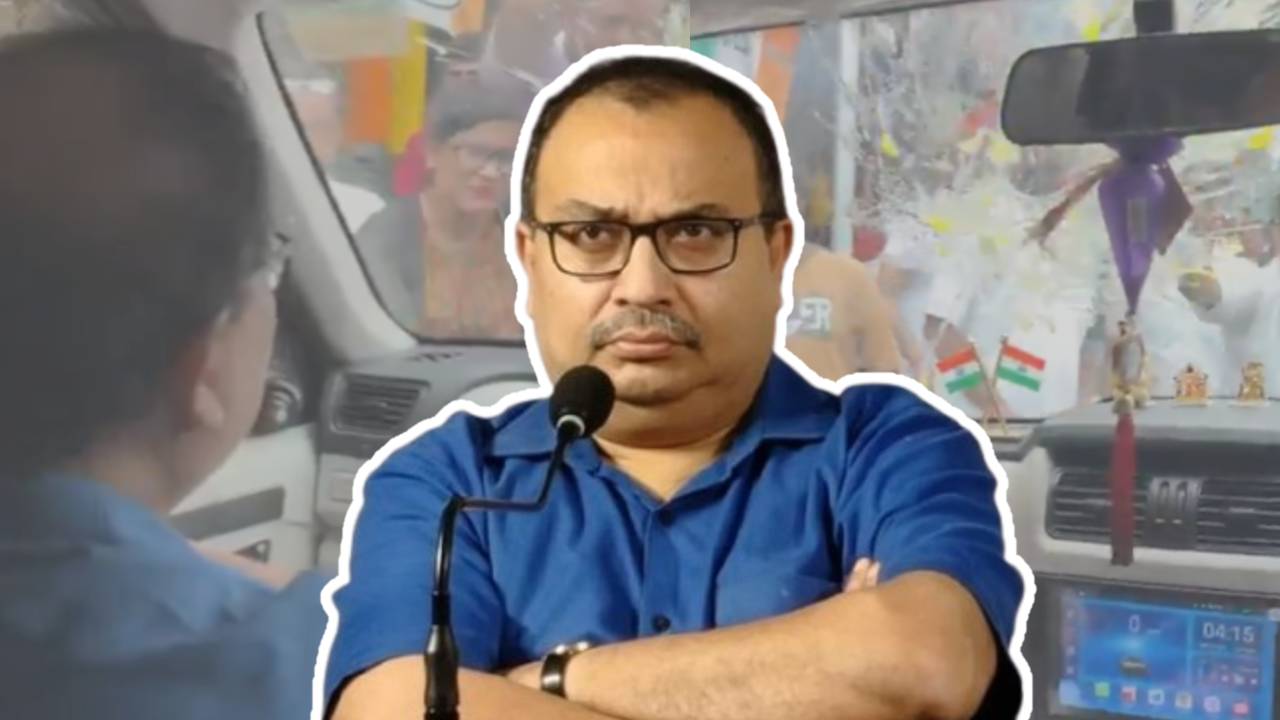 Kunal Ghosh attacked while going to Mamata Banerjee Serampore rally