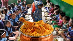 Mid Day Meal will include Chicken Biryani once a week in Tamil Nadu