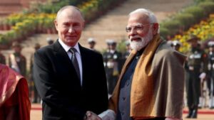 What topics will be discussed during the meeting between Narendra Modi-Vladimir Putin in India?