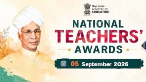 National Teachers Award 2026