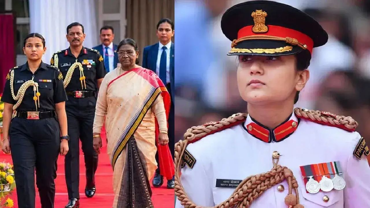 Major Navya Shekhawat has become the first female army officer to serve as the President's personal aide.
