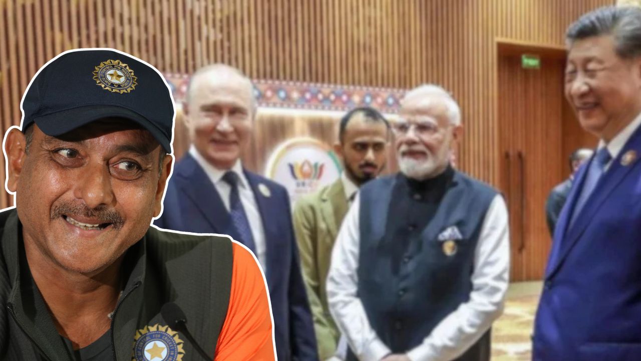 Ravi Shastri proud to see Modi-Putin-Jinping together.