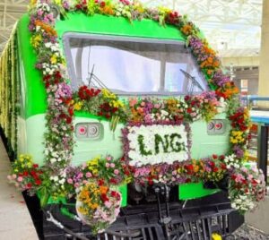 Amit Shah inaugurated India's first LNG train.