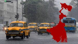 South Bengal weather heavy rain across districts due to low pressure 3 September 2026