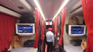Government Bus hostesses on spark a buzz online