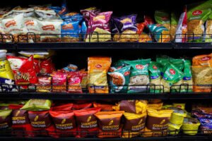 Why will there be a red mark on the packets of more than 100 food products in India?