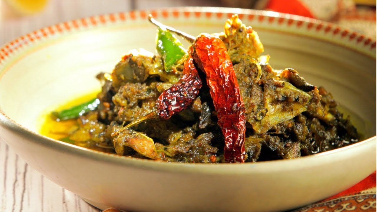 Ilisher matha diye kochur shak bengali recipe