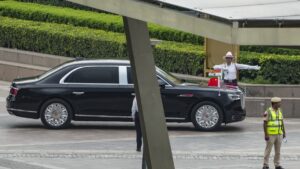 Heavily secured vehicle of Xi Jinping has drawn attention at the BRICS summit.