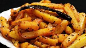 Recipe make Bihari Aloo Bhujia with just a few ingredients
