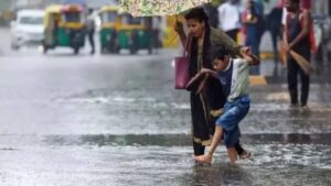 School Holiday storm and rain due to deep depression for two days