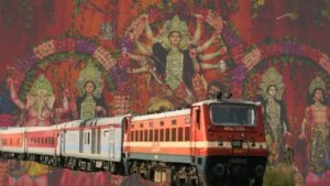 Indian Railways during Puja special train services increased