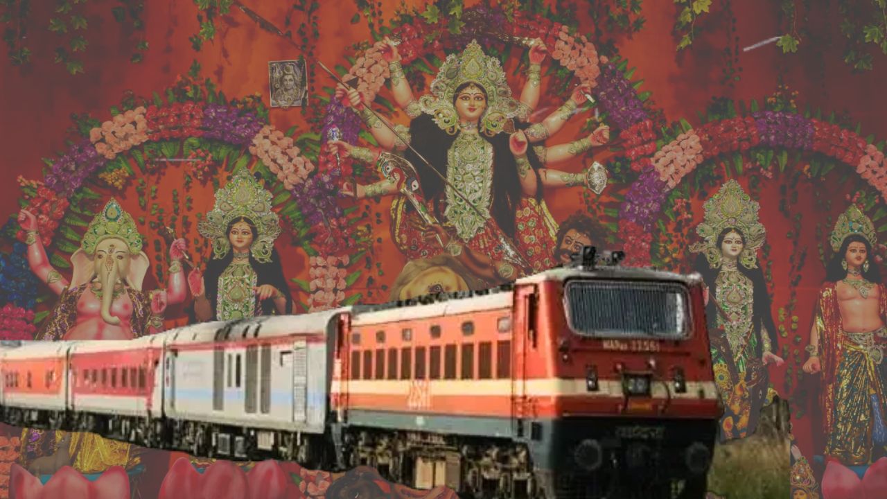 Indian Railways during Puja special train services increased