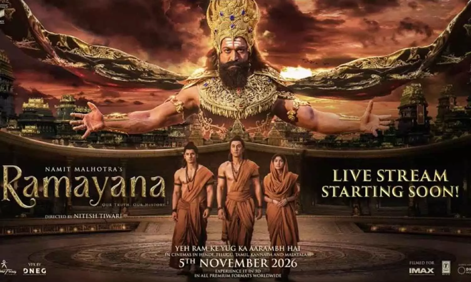Ramayana will release on ott 