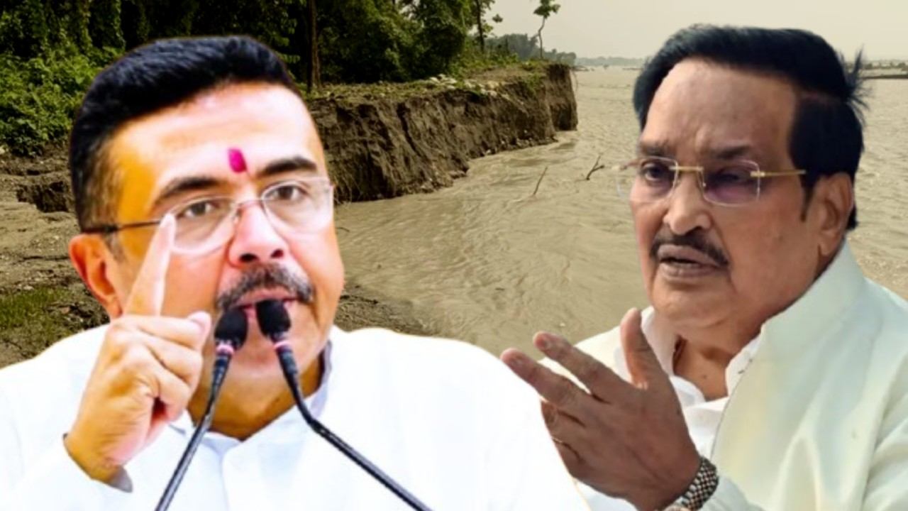 Ganga Erosion Suvendu Adhikari to Meet Centre
