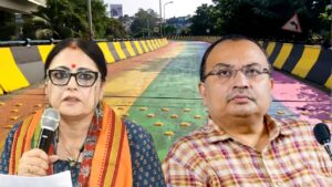 Agnimitra Paul answer to Kunal Ghosh on rainbow colour bridge controversy