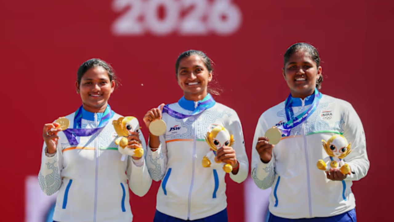 Indian women athletes win 11 gold medals at Asian Games 2026.