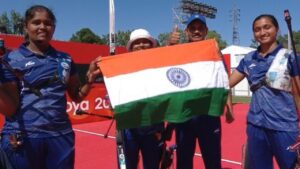 India makes history at Asian Games 2026! First ever gold in archery recurve event.