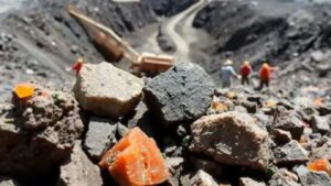 Vast deposits of precious metals underground in China.