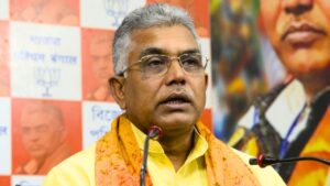 Dilip Ghosh is angry at the police's role