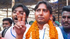 Bayron Biswas suffers burn injuries at his Shamsherganj home