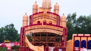 Durga Puja pandel collapse in Jhargram