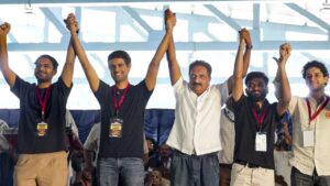 How did Dhruv Rathee join the movement in India despite holding German citizenship?