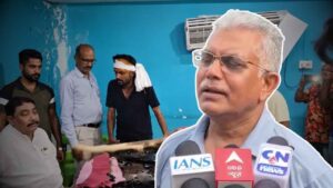 Dilip Ghosh on Anubrata Mondal Party office attack