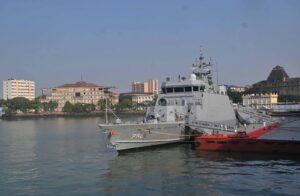 The Indian Navy has received the new warship INS Mangrol.