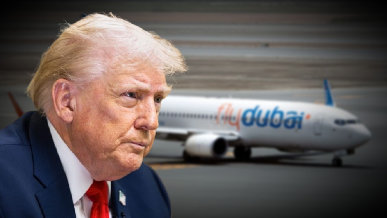 Donald Trump warns Iran over suspected involvement in the Flydubai incident.