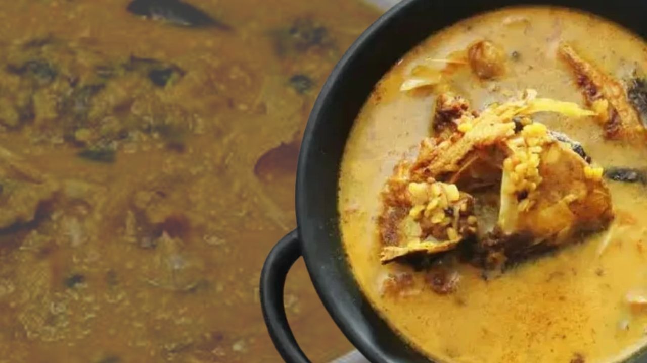 Recipe Moong Dal with Hilsa fish using just a few ingredients