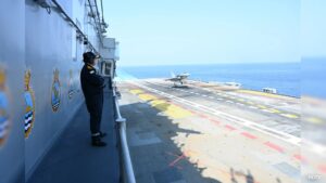 Rafale makes successful landing on the deck of INS Vikrant on its very first attempt