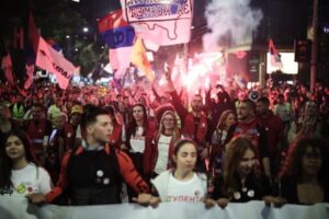 In Serbia, the president himself has been defeated by students in the elections.