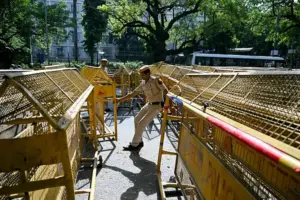 Over 25,000 security personnel deployed in Delhi following the CJP protest.