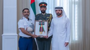 Indian pilot Captain Smit Machchhar receives the highest honor of UAE.