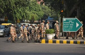 Tight security in the capital during the festive days amid the Delhi Protest!