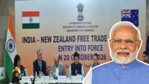 India-New Zealand FTA to come into effect from October 20.
