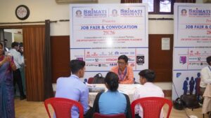 Grand job fair and convocation day were organized by Srimati Techno Institute and Srimati Private ITI.